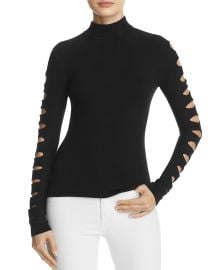 Cutout-Sleeve Sweater by Aqua at Bloomingdales